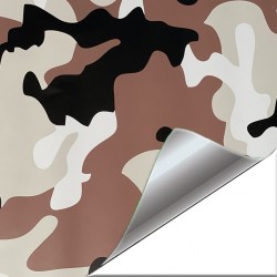 Vinyle camouflage sable